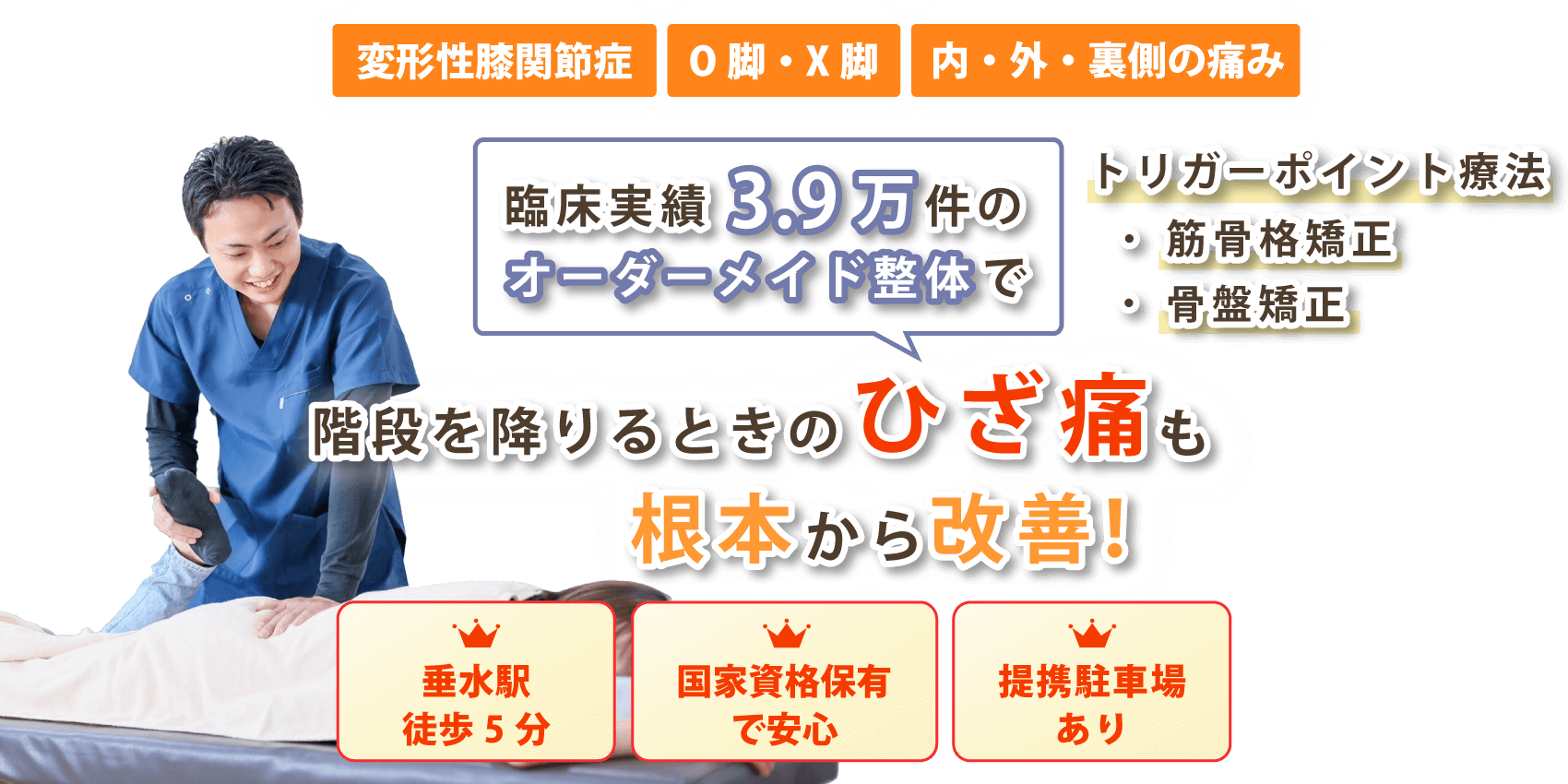 神戸市で膝関節痛の改善ならLife整骨院